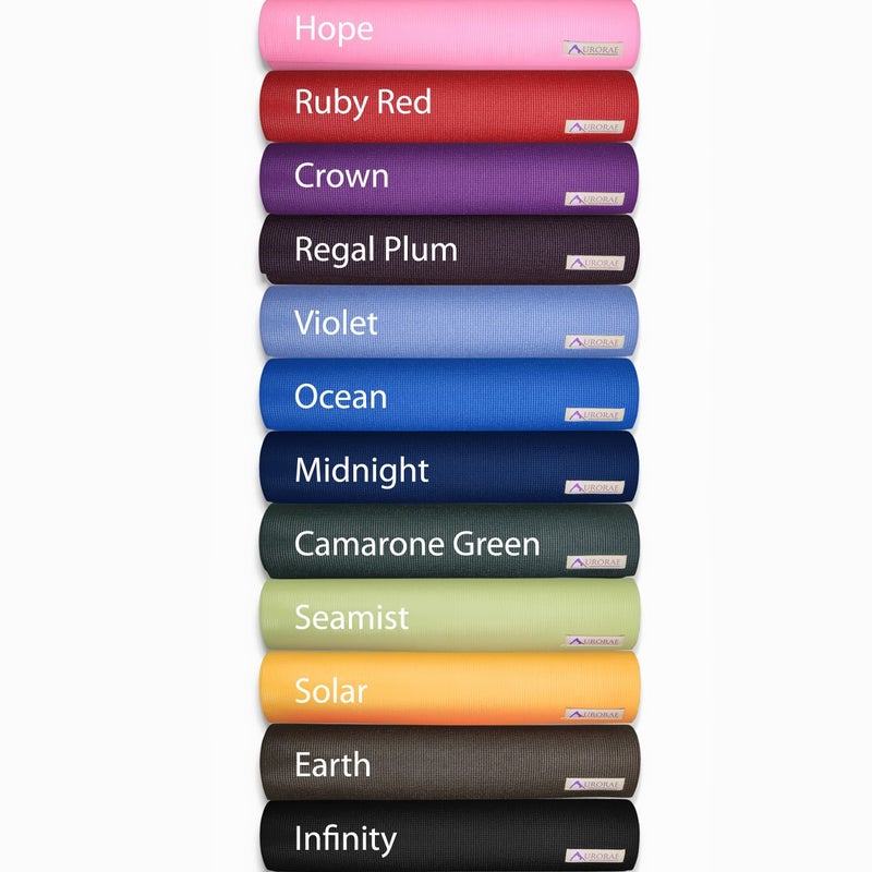 AURORAE Classic/Printed Extra Thick and Long Yoga Mat. Slip Free Rosin included - Image 3